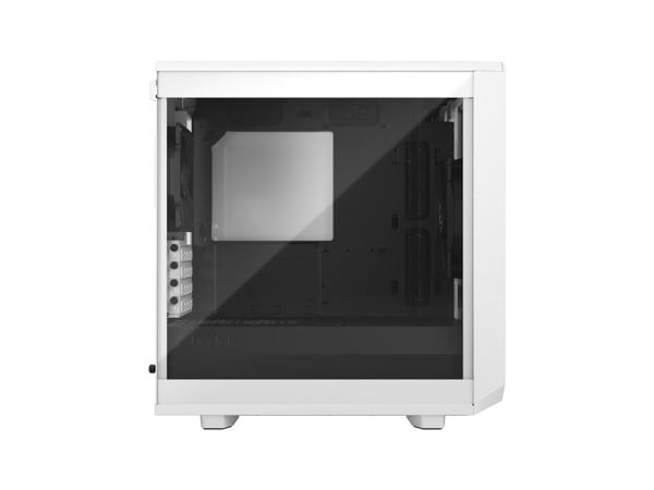 Fractal Design Meshify 2 Mini - - micro ATX - sidepanel med vindu (herdet glass) - ingen strømforsyning (ATX) - hvit - USB/lyd
