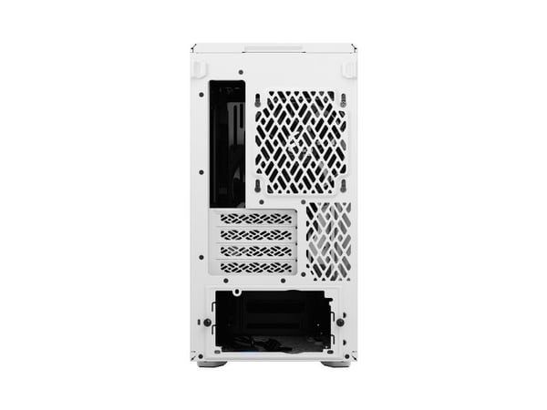 Fractal Design Meshify 2 Mini - - micro ATX - sidepanel med vindu (herdet glass) - ingen strømforsyning (ATX) - hvit - USB/lyd