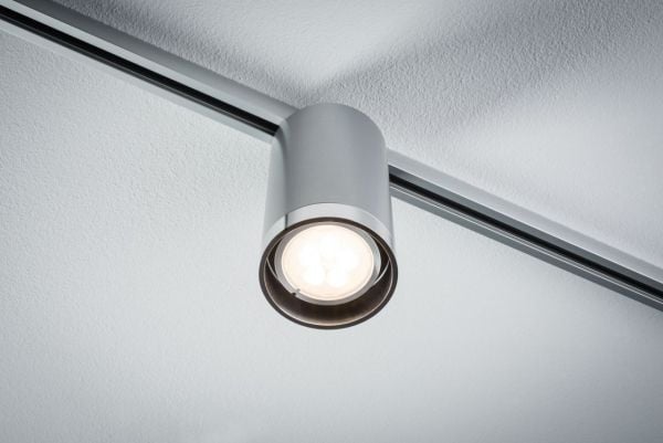 Paulmann 96962, Spotlight på skinne, GU10, 1 ampuller, LED, 10 W, Kromfarget