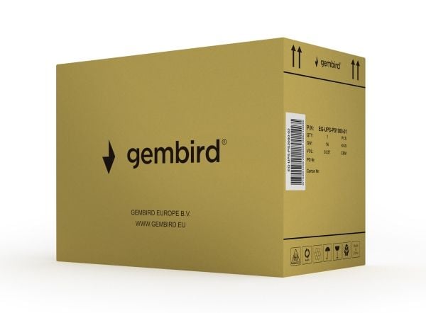 EnerGenie EG-UPS-PS2000-02 - UPS - AC 220 V - 1600 Watt - 2000 VA - 9 At - USB, RJ-45 - lähtöliitännät: 3 kappaletta
