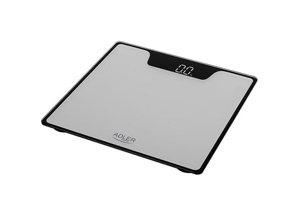 Adler AD 8174s, Elektronisk personvekt, 180 kg, 100 g, Sølv, kg/lb, Rektangel