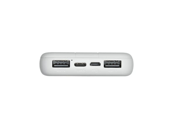 Rivacase VA2041, 10000 mAh, Lithium Polymer (LiPo), 3,7 V, 10 W, Hvit