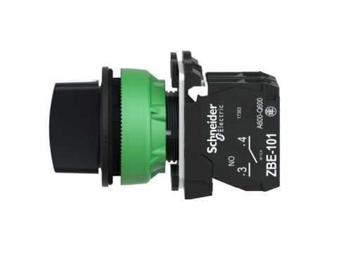 Schneider Electric XB5F, Musta, IP66, IK03, 36,6 mm, 73 mm, 42 mm