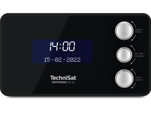 TechniSat DigitRadio 50 SE - Klokkeradio - 1.5 watt - svart