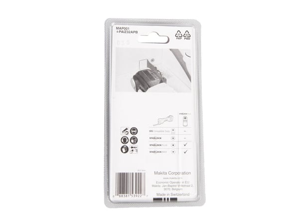 Makita B-66329, Sagblad, Metall, Tre, Bimetall, 6 cm, 32 mm, 1 stykker