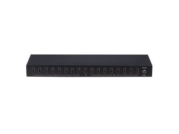 Lindy 38239, HDMI, 16x HDMI, 3840 x 2160 piksler, Svart, 4K Ultra HD, 60 Hz