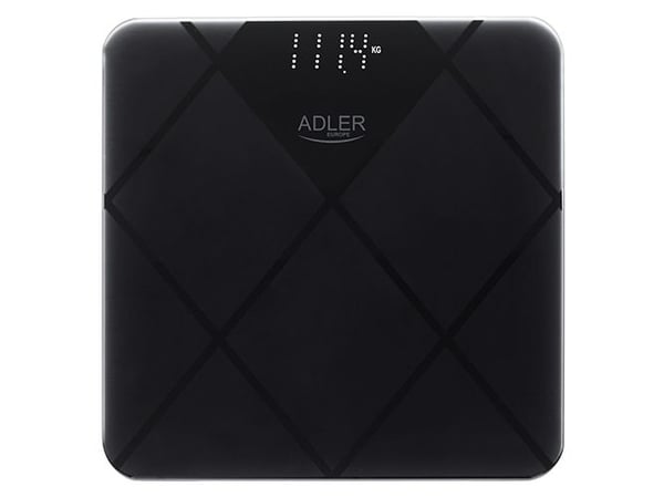 Adler AD 8169, Elektronisk personvekt, 180 kg, 100 g, Sort, Grafitt, Rektangel, Berøringskontroll