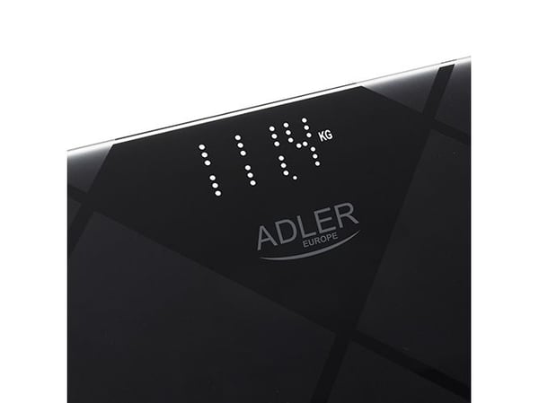 Adler AD 8169, Elektronisk personvekt, 180 kg, 100 g, Sort, Grafitt, Rektangel, Berøringskontroll