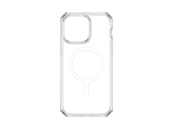 ITSKINS HYBRID_R // CLEAR - Baksidedeksel for mobiltelefon - robust - MagSafe-kompatibel - MagSafe-samsvar - 100 % resirkulert materiale - gjennoms...