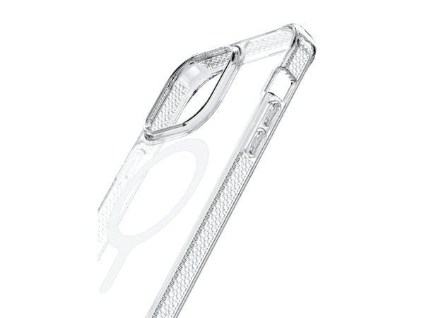 ITSKINS HYBRID_R // CLEAR - Baksidedeksel for mobiltelefon - robust - MagSafe-kompatibel - MagSafe-samsvar - 100 % resirkulert materiale - gjennoms...