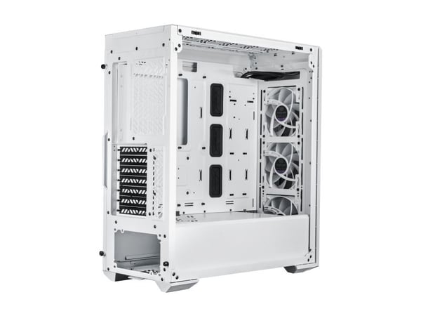 Cooler Master MasterBox 520 - Mid tower - ATX - sidepanel med vindu (herdet glass) - ingen strømforsyning (ATX) - hvit - USB/lyd