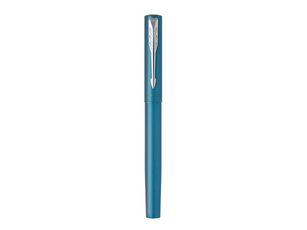 Parker Vector XL, blågrønn, Patronpåfyllingssystem, Blå, Rustfritt stål, Medium, Ambidextrous