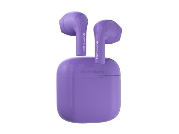 Happy Plugs JOY - Ægte trådløse øretelefoner med mik. - i øret - Bluetooth - lilla