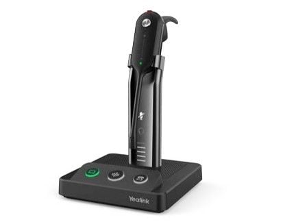 Yealink WH63 Portable - Hodesett - i øret - konvertibel - DECT - trådløs - USB-A via DECT adapter - UC-sertifisert