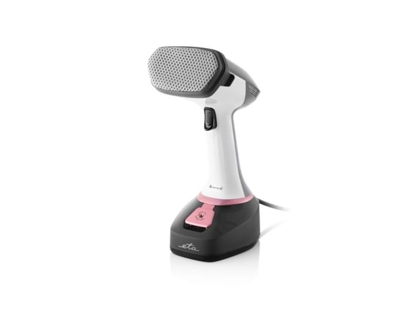 ETA Stephany 2270 90000 - Håndholdt tøydampstrykejern med automatisk slukking - såleplate: keramisk - 1400 W - hvit/grå