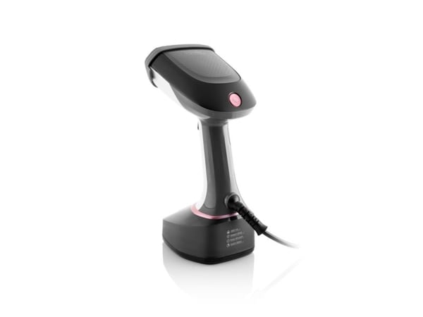 ETA Stephany 2270 90000 - Håndholdt tøydampstrykejern med automatisk slukking - såleplate: keramisk - 1400 W - hvit/grå