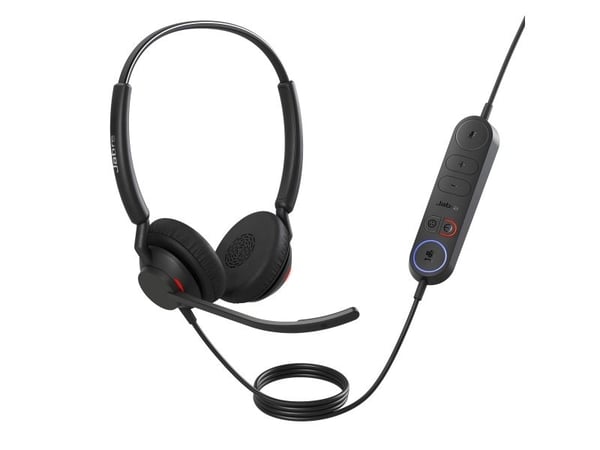 Jabra Engage 40 Stereo - Hodesett - on-ear - kablet - USB-C - lydisolerende - Optimized for Microsoft Teams
