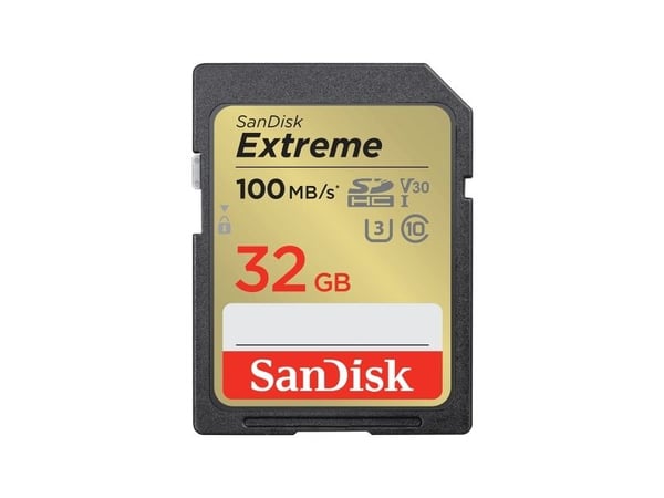 SanDisk Extreme PLUS - Flashminnekort - 32 GB - UHS-I U3 / Class10 - SDHC UHS-I