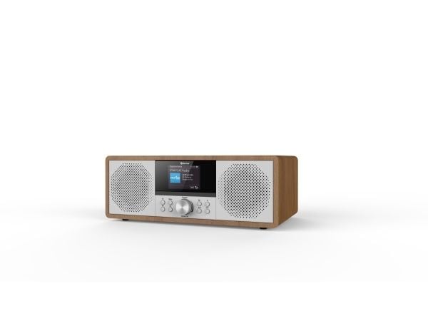 DENVER MIR-270DW - Mikrosystem - 2 x 10 watt - mørkt tre