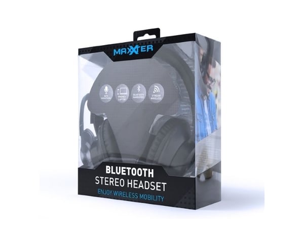 Maxxter ACT-BTHS-03 - Headset - Bluetooth - trådlös