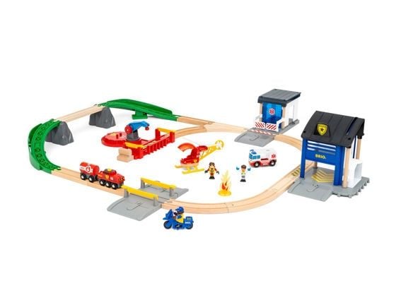 BRIO 36025 Pelastustiimiin junasetti