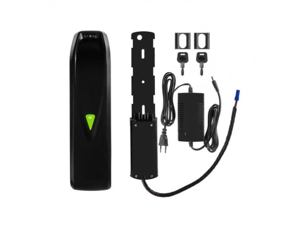 Green Cell PowerMove - Batteri - 36 V, nedrør + AC-strømadapter - Li-Ion - 14.5 Ah - 522 Wh (EC5)
