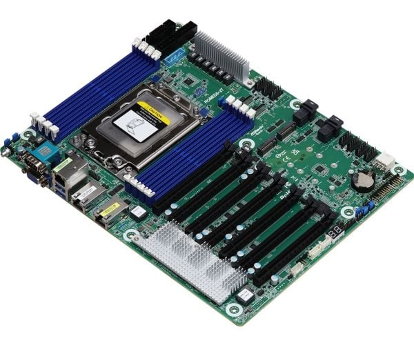 ASRock Rack ROMED8-2T/BCM - Bundkortti - ATX - Socket SP3 - USB 3.2 Gen 1 - 2 x 10 Gigabit LAN - onboard grafiikka