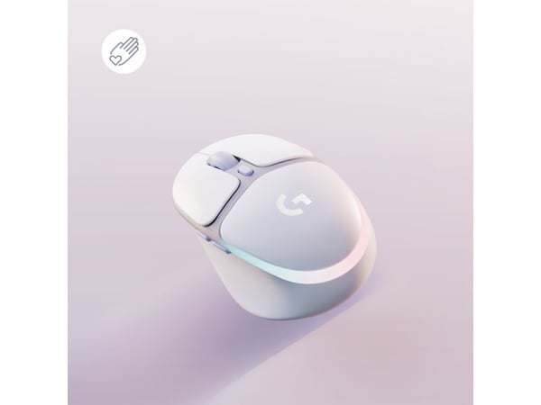 Logitech G G705 - Mus - små händer - 6 knappar - trådlös - Bluetooth - USB Logitech LIGHTSPEED-mottagare