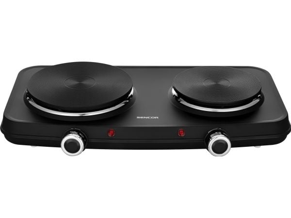 Sencor SCP 2254BK-EUE4, Sort, Benkeplate, Innebygde kokeplater, 2 zone(s), 2 zone(s), Medium