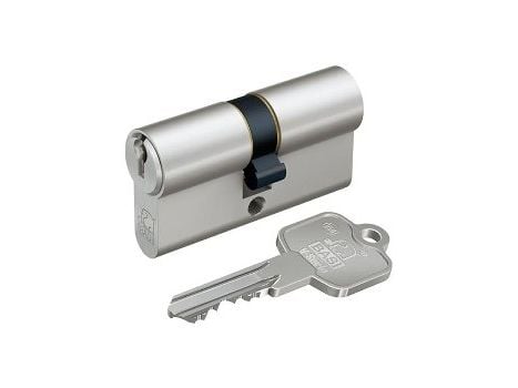 BASI V5000-0505, Europrofilsylinder, Kromfarge, 3 stykker, 262 g, 1,5 cm