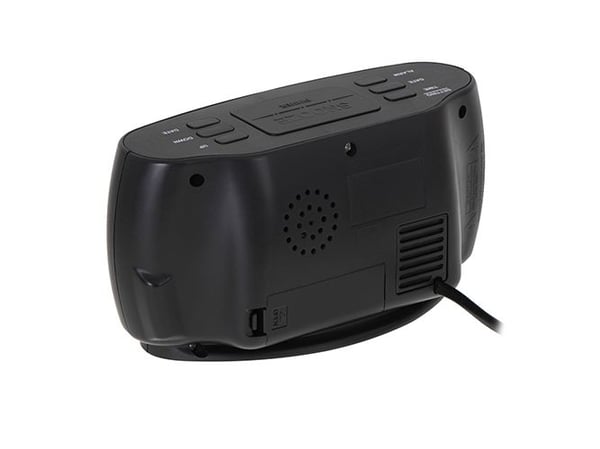 Adler AD 1186, Digital vekkerklokke, Sort, LED, AC, 182 mm, 88 mm