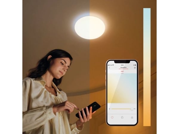 Yeelight Arwen C series 550C - Taklampe - LED - 50 W - klasse F - varm til kjølig hvitt lys - 2700-6500 K - sirkulær - hvit