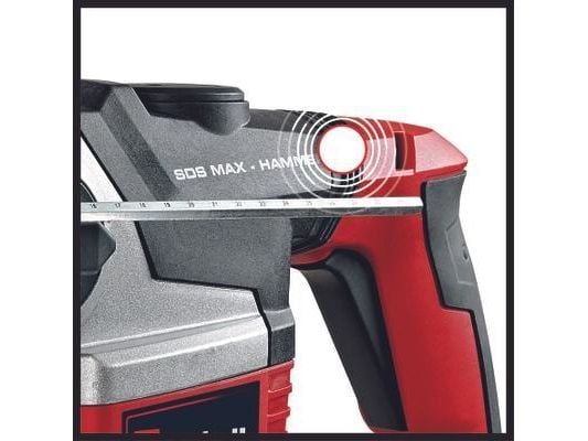 Einhell TE-RH 38 3F, SDS Max, Sort, Metallisk, Rød, 3,8 cm, 9 J, AC, 1050 W