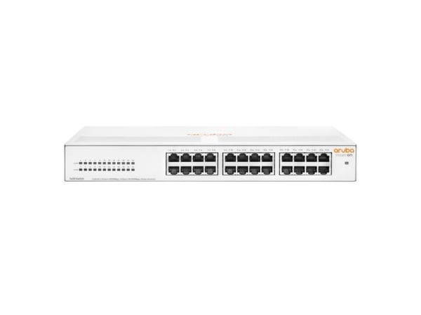 HPE Networking Instant On 1430 24G Switch - Switch - ikke-styrt - 24 x 10/100/1000 - stasjonær, rackmonterbar, veggmonterbar - BTO