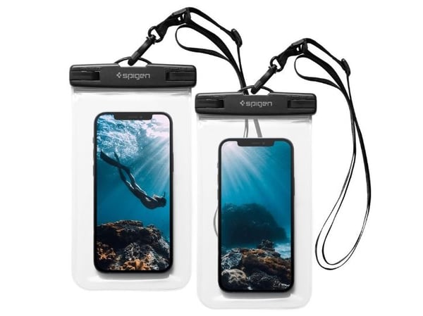 Spigen A601, Pussi, Mikä tahansa tuotemerkki, 17,3 cm (6.8"), Läpinäkyvä