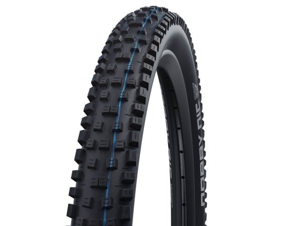 Schwalbe Nobby Nic, 27.5", MTB, Med slange, Folding bead, Sort, 50 psi