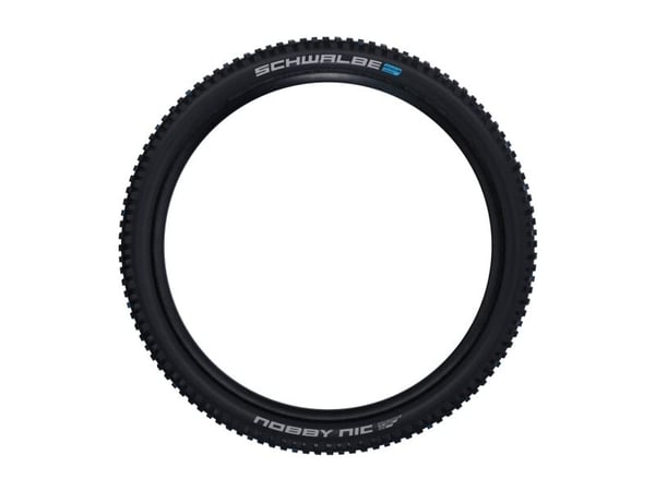 Schwalbe Nobby Nic, 27.5", MTB, Med slange, Folding bead, Sort, 50 psi