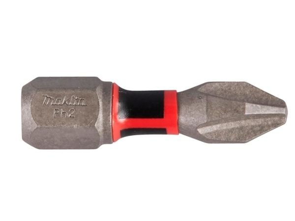 Makita Impact Premier - Spiss for skrutrekker - 2 deler - phillips - PH2 - heksagonal - lengde: 25 mm