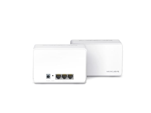 Mercusys Halo H80X (2-pk), Hvid, Intern, Mesh-system, 460 m², Dual-band (2,4 GHz / 5 GHz), Wi-Fi 6 (802.11ax)