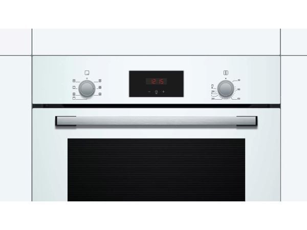 Bosch Serie | 2 HBF113BV1S - Ugn - inbyggd - fördjupning - bredd: 56 cm - djup: 55 cm - höjd: 57.5 cm - Klass A - vit