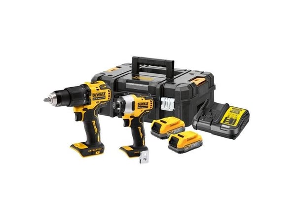 DeWALT DCK2062E2T-QW, 1/4", 200 nm, Batteri, 2 styck