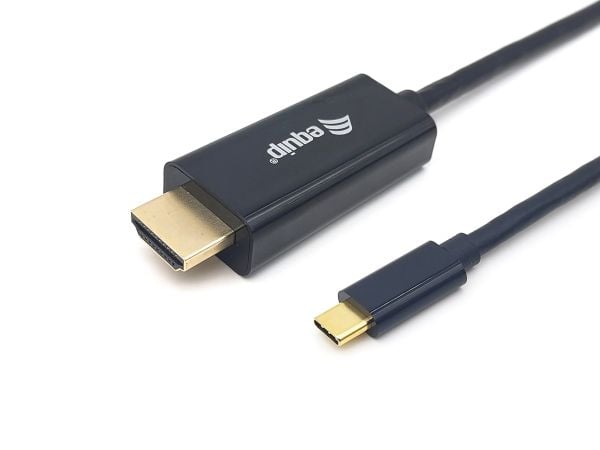 Equip 133413, 3 m, USB Type-C, HDMI-tyyppi A (vakio), Uros, Uros, Suora