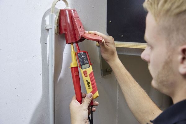 Wiha 45217, Punainen, Keltainen, Sisäänrakennettu näyttö