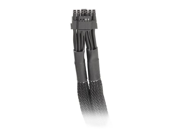Thermaltake - Strømsplitter - 8-pins PCIe-strøm (hann) til 12+4-stifts PCI Express 5.0 strøm (hann) - 60 cm - svart