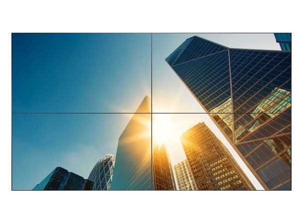Philips 55BDL3207X - X-Line LED-backlit LCD video wall - digital skyltning - 1920 x 1080 55" - 4 x - Direct LED
