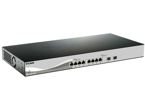 D-Link DXS 1210-10TS - Switch - Styrt - 8 x 10GBase-T + 2 x 10 Gigabit SFP+ - rackmonterbar