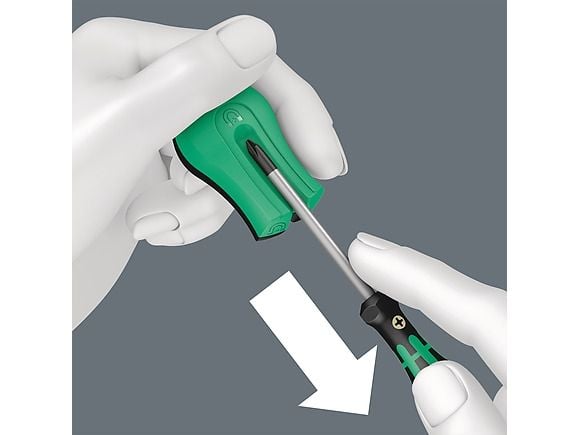 Wera 05033404001, Ikke-elektrisk, Skrutrekker, Sort, Grønn, Plast, 48 mm, 41 g