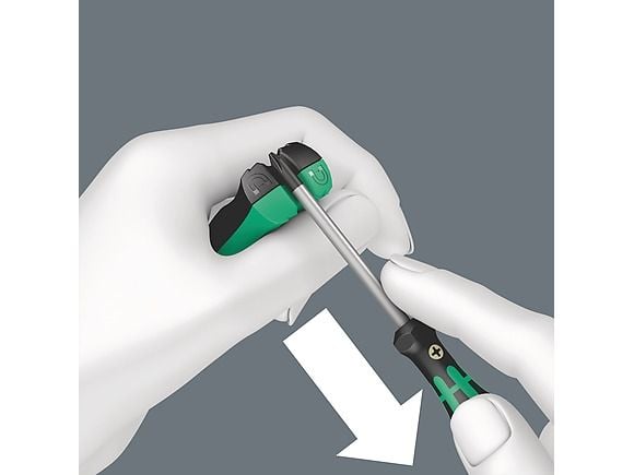 Wera 05033404001, Ikke-elektrisk, Skrutrekker, Sort, Grønn, Plast, 48 mm, 41 g