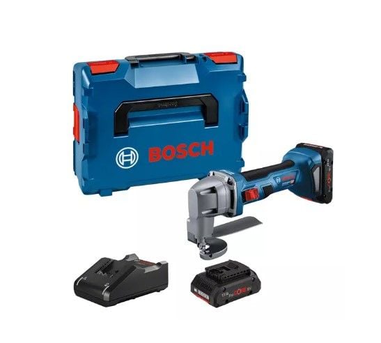 Bosch PLADESAKS GSC 18V-16 E 2X4,0AH PC L-BOXX