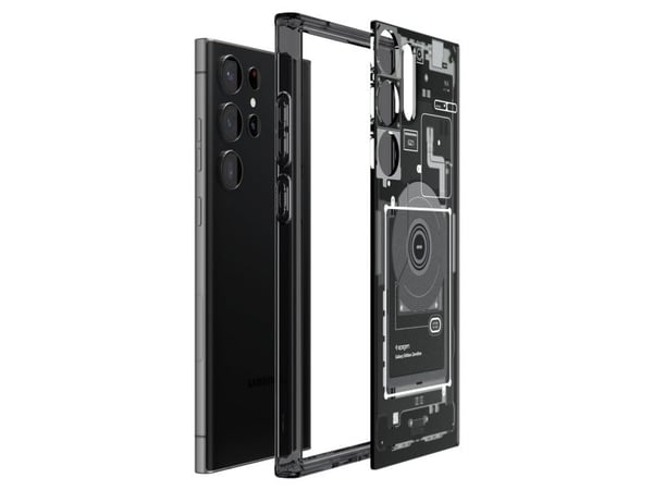 Spigen ACS05620, Etui, Samsung, Galaxy S23 Ultra, 17,3 cm (6.8"), Sort, Hvit
